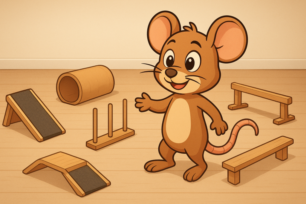Image de couverture pour l’article "Guide complet du parcours agility rat : plans, obstacles et conseils"