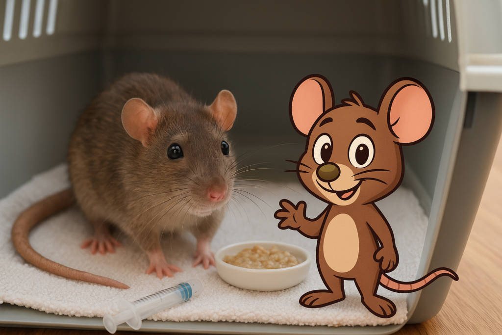 Image de couverture pour l’article "Anorexie rat urgence : signes, premiers gestes et quand appeler véto"