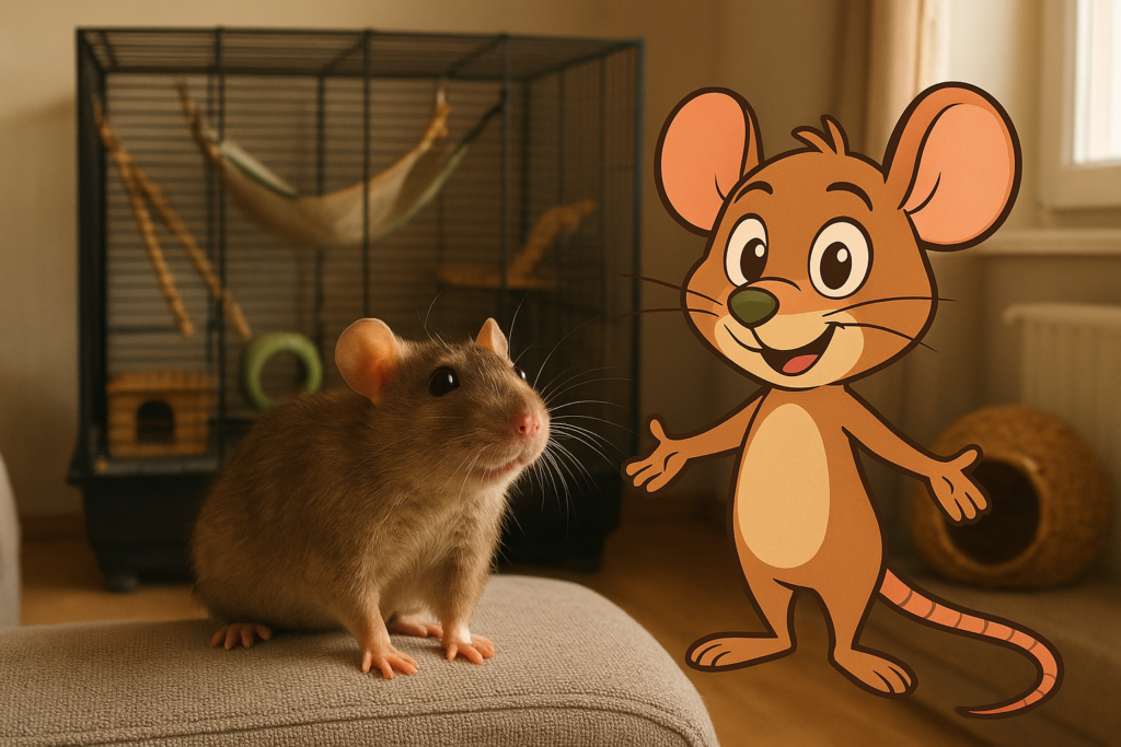 Image de couverture pour l’article "Les 10 conseils indispensables pour élever un rat domestique heureux"